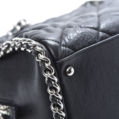 Chanel Calfskin Chain Around Bowler Black 9 of 16