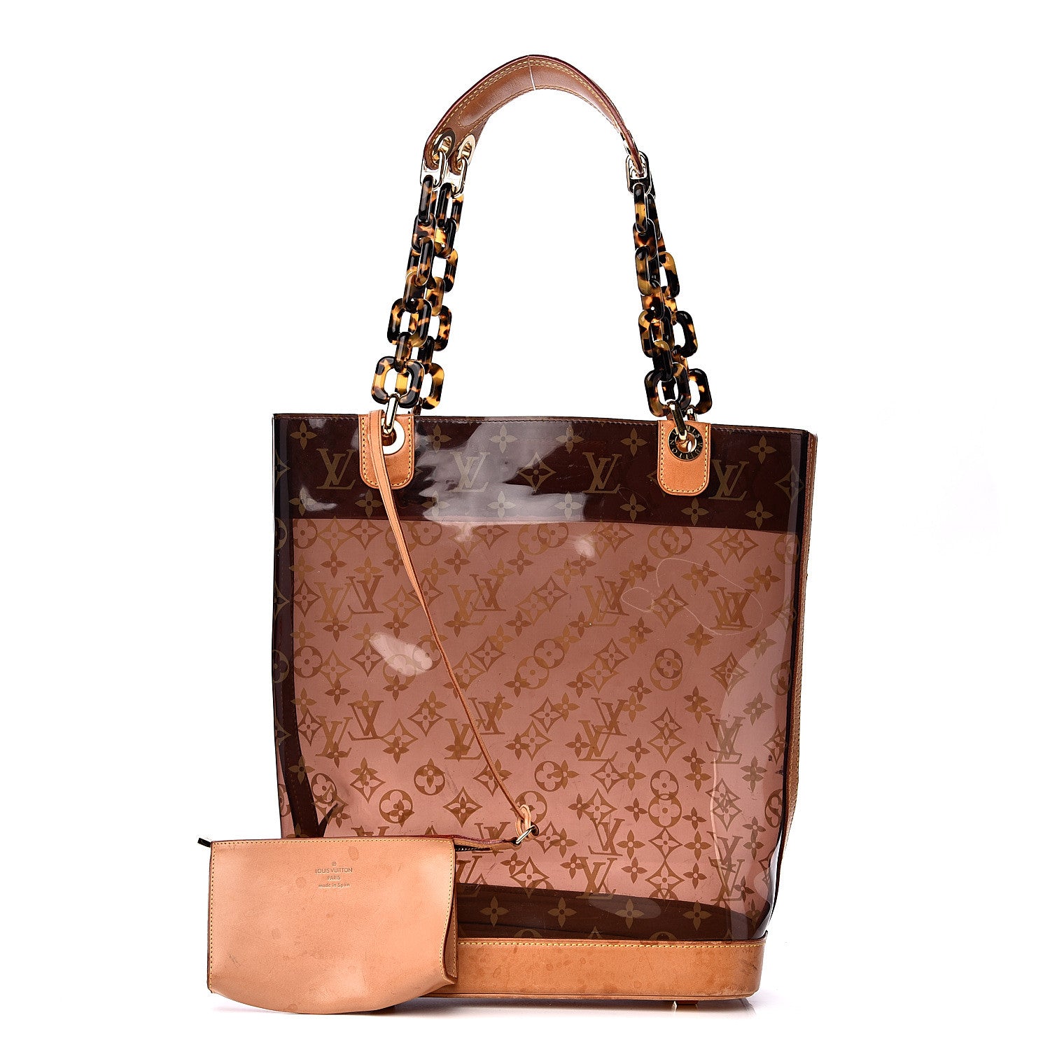Louis Vuitton Vinyl Cabas Sac Ambre MM 1 of 10