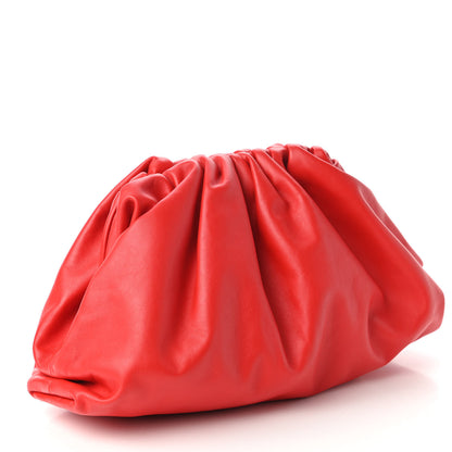 Bottega Veneta Smooth Butter Calf The Pouch Oversized Clutch Bright Red 3 of 10