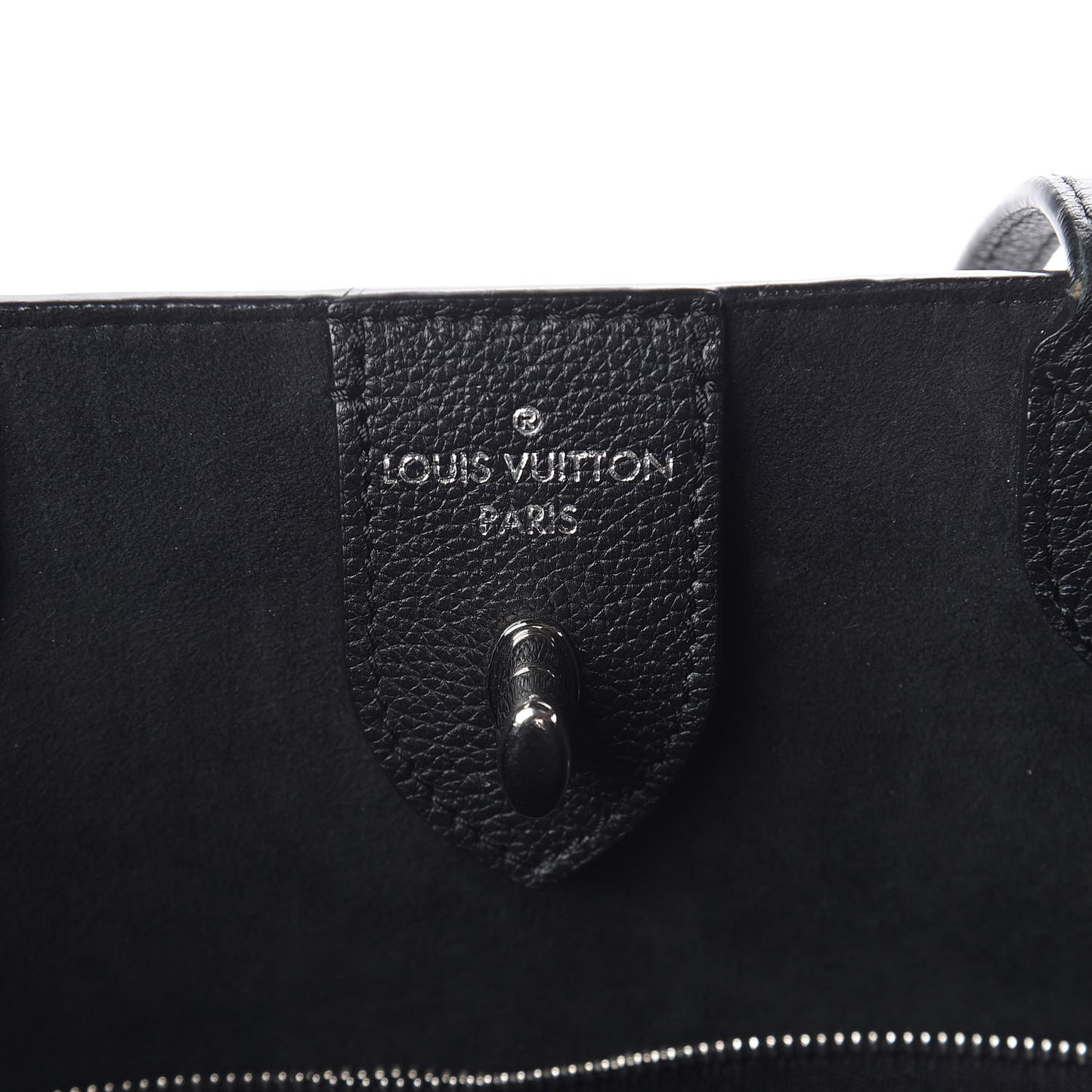 Calfskin Lockme Cabas Black