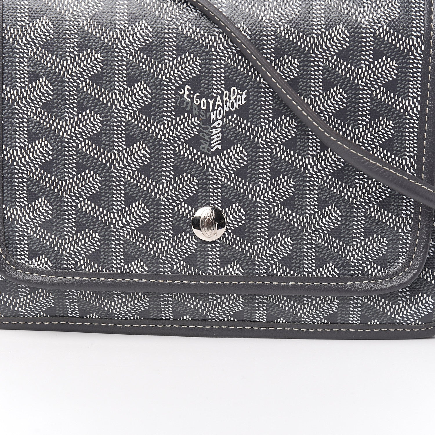 Goyard Goyardine Plumet Wallet Clutch Grey 8 of 8