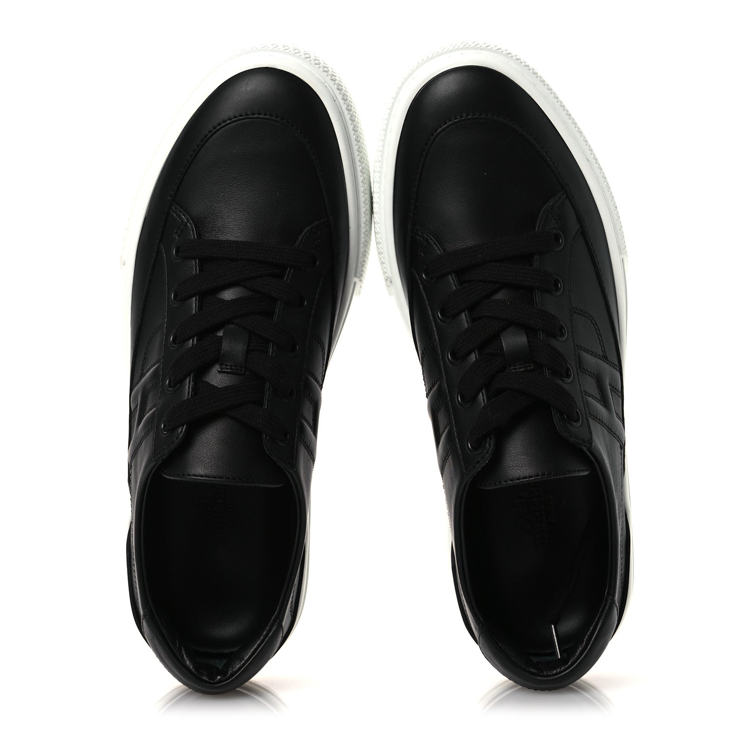 Hermes Calfskin Deep Sneakers 39 Black 2 of 11