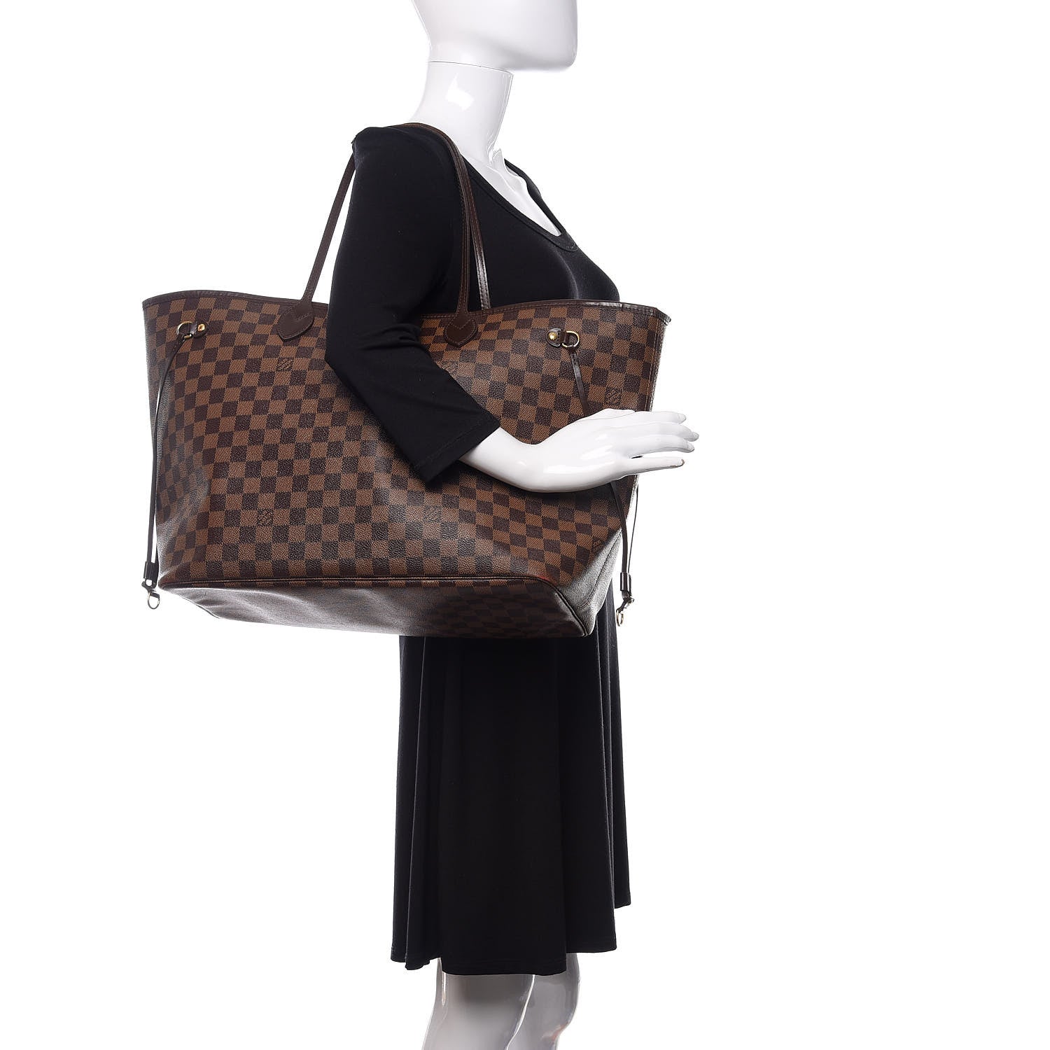 Louis Vuitton Damier Ebene Neverfull GM 2 of 21