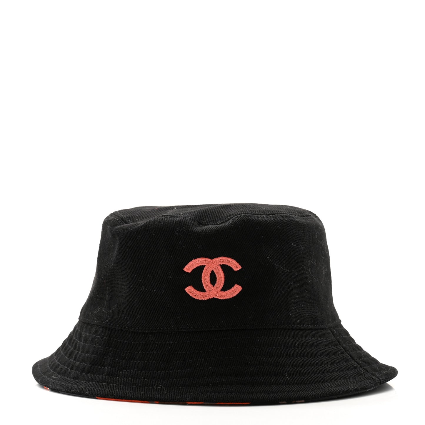 Canvas Reversible CC Bucket Hat S Black Multicolor