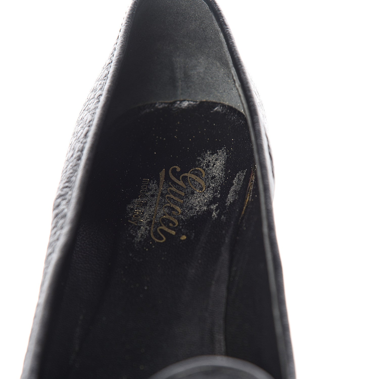 Gucci Calfskin Bamboo Flats 8 Black 9 of 11