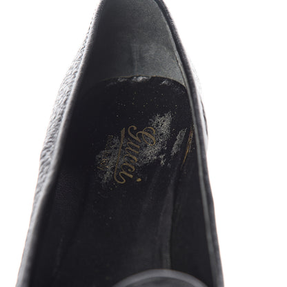 Gucci Calfskin Bamboo Flats 8 Black 9 of 11