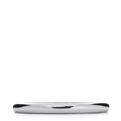 Tiffany Platinum Diamond .21ctw Half Circle Soleste Band Ring 50 5.5 3 of 5