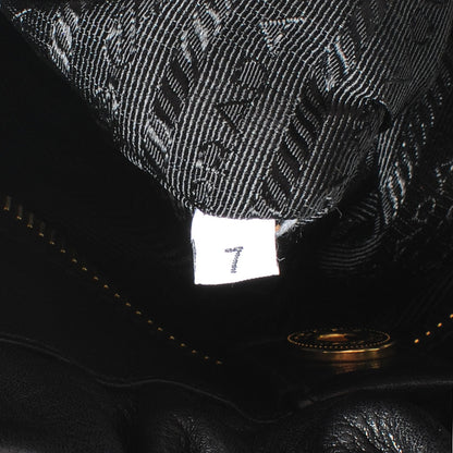 Prada Soft Calf Shopping Tote Nero Black 7 of 9