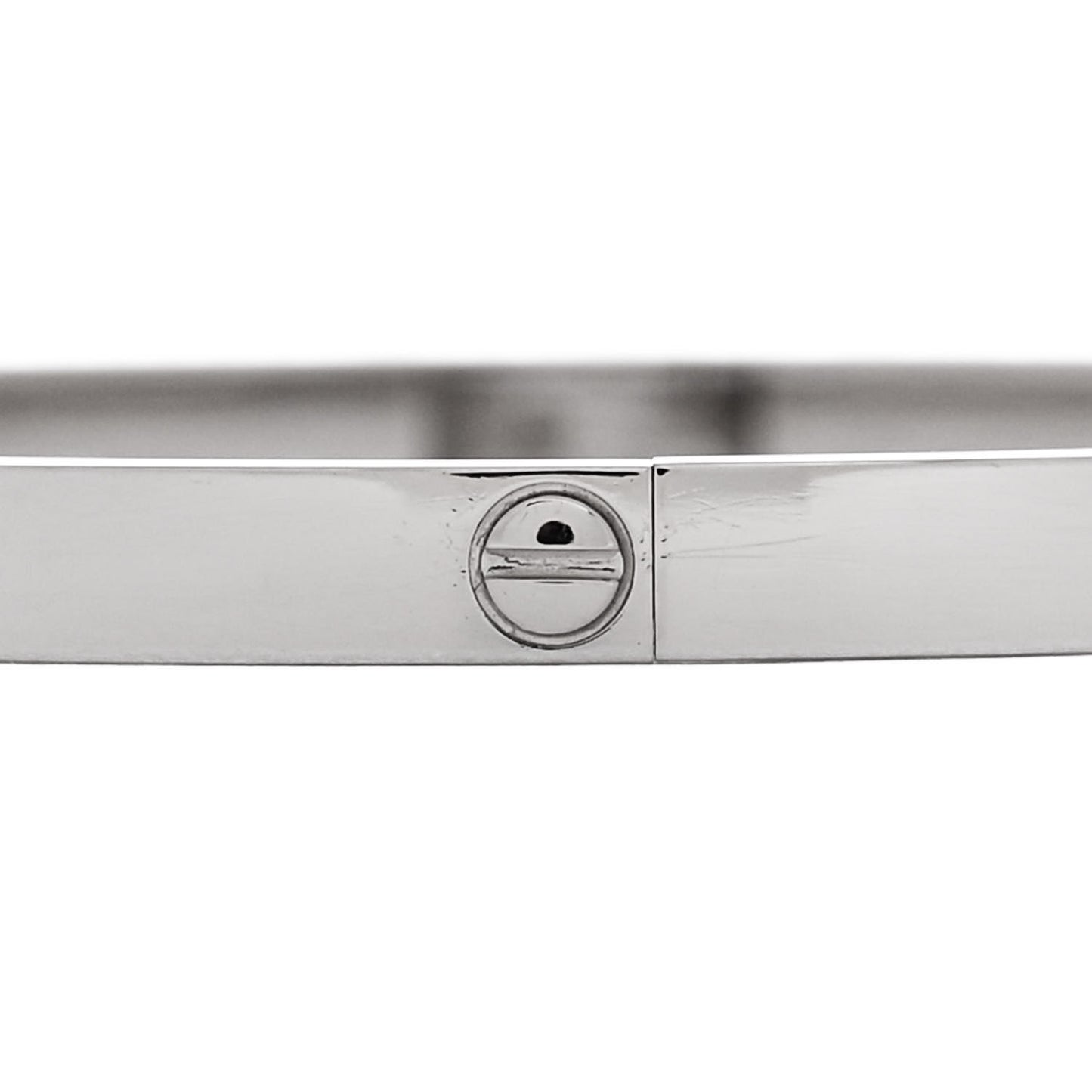 18K White Gold Small LOVE Bracelet 18