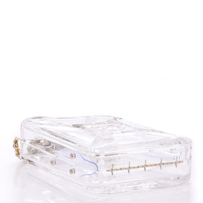 Chanel Plexiglass Dubai by Night Gas Tank Clutch 6 of 10