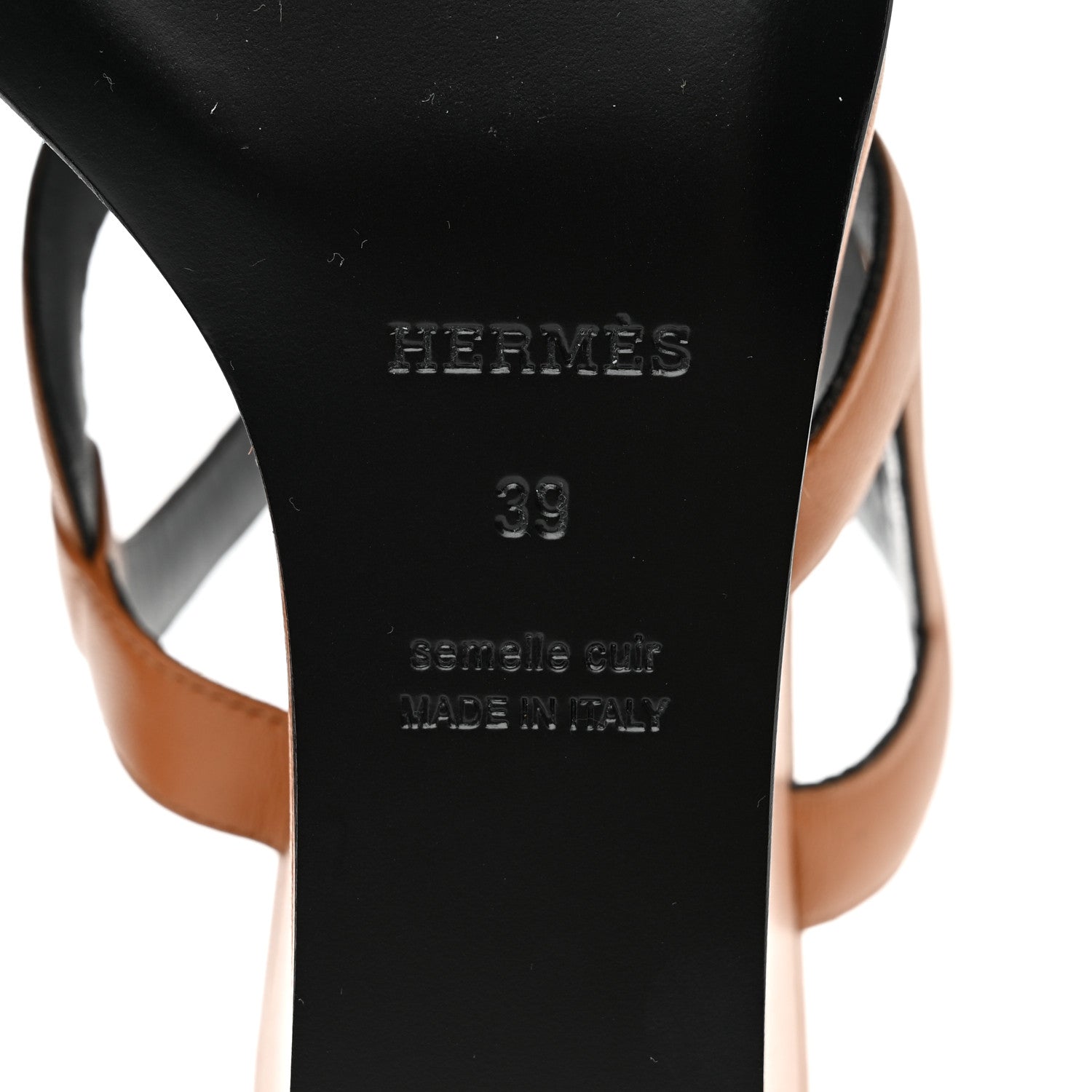 Hermes Nappa Figari 55 Sandals 39 Naturel 8 of 8