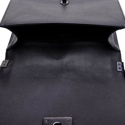 Chanel Caviar Quilted Medium Boy Flap So Black 11 of 14