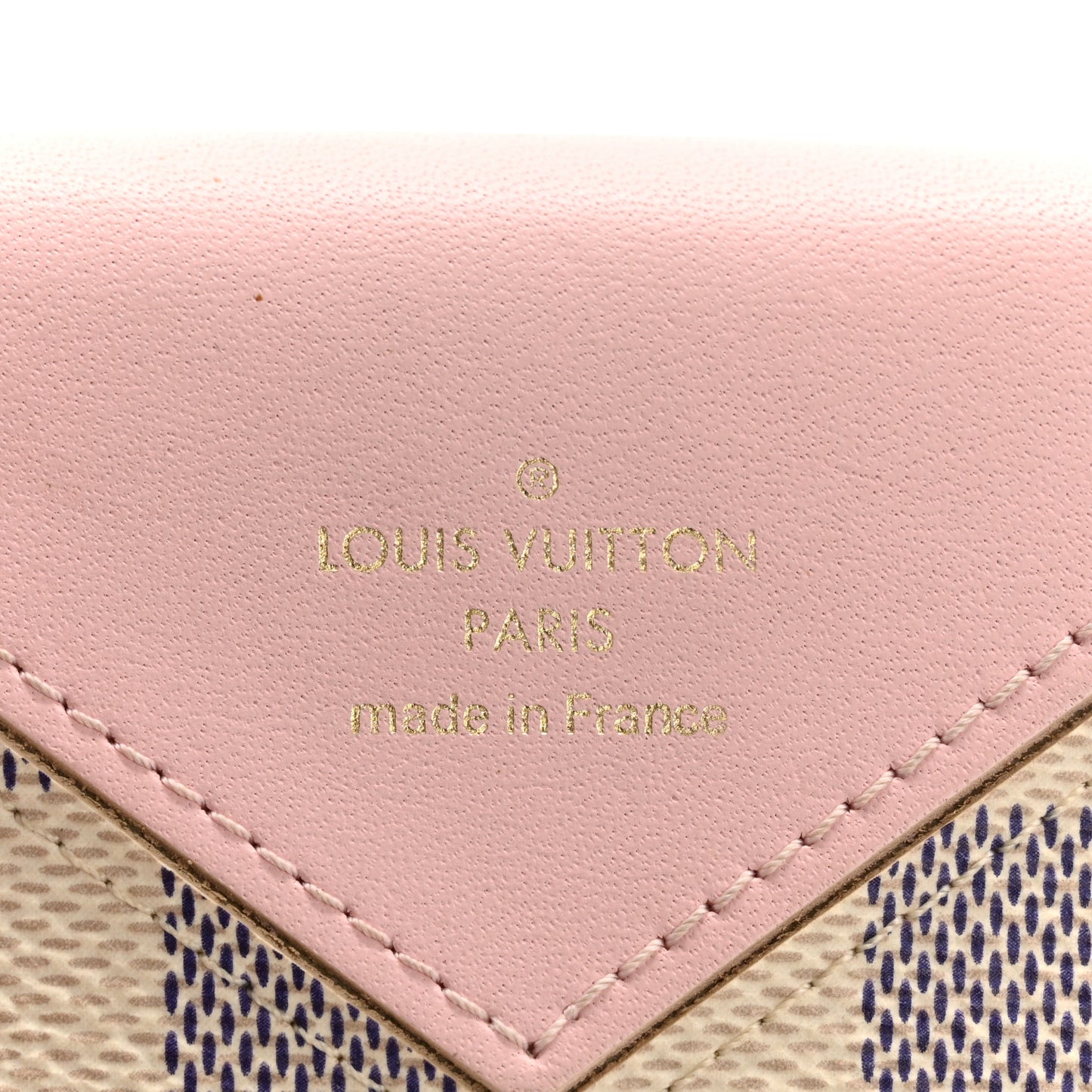 Damier Azur Arsene Playing Cards Pouch Rose Ballerine
