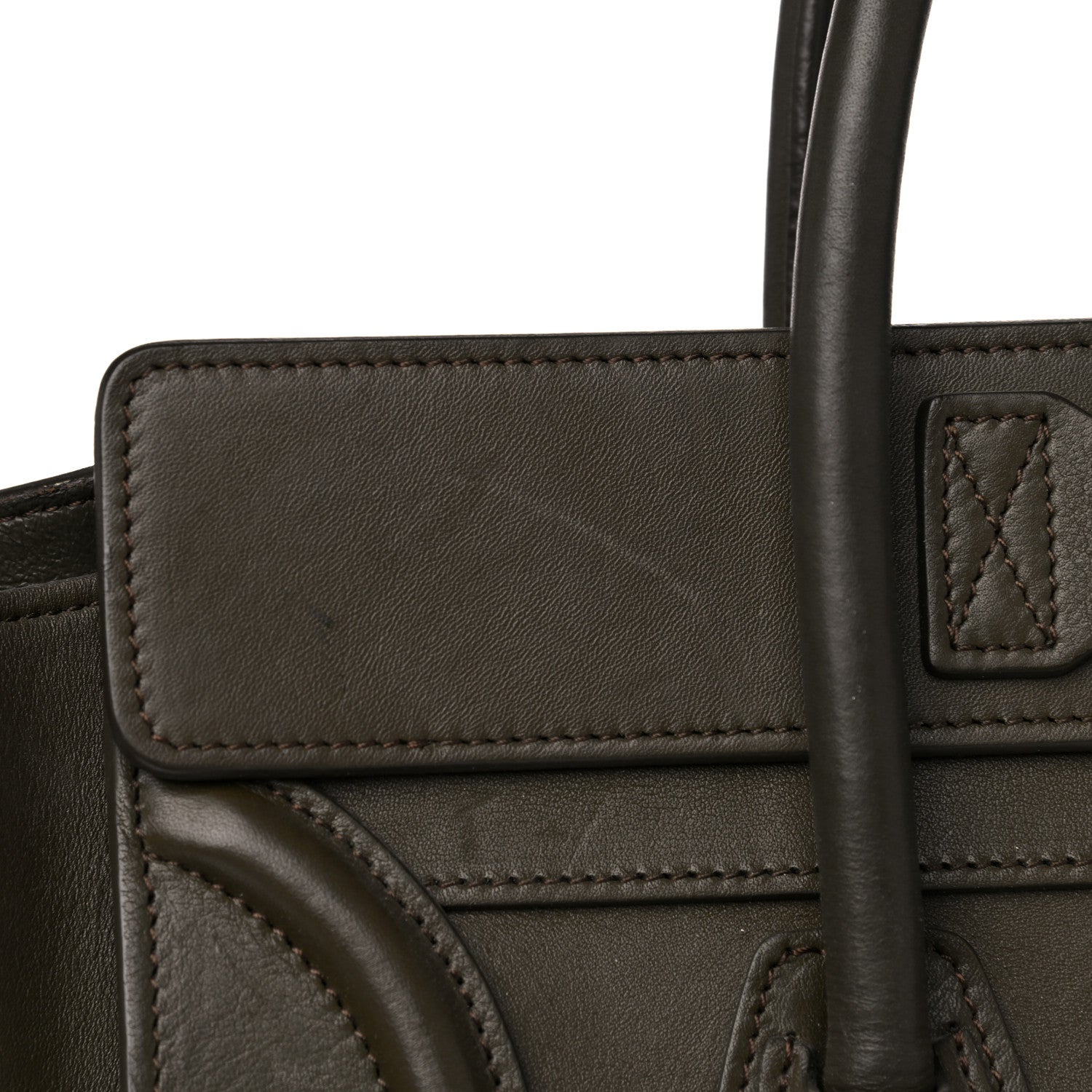Celine Smooth Calfskin Micro Luggage Jungle 17 of 20