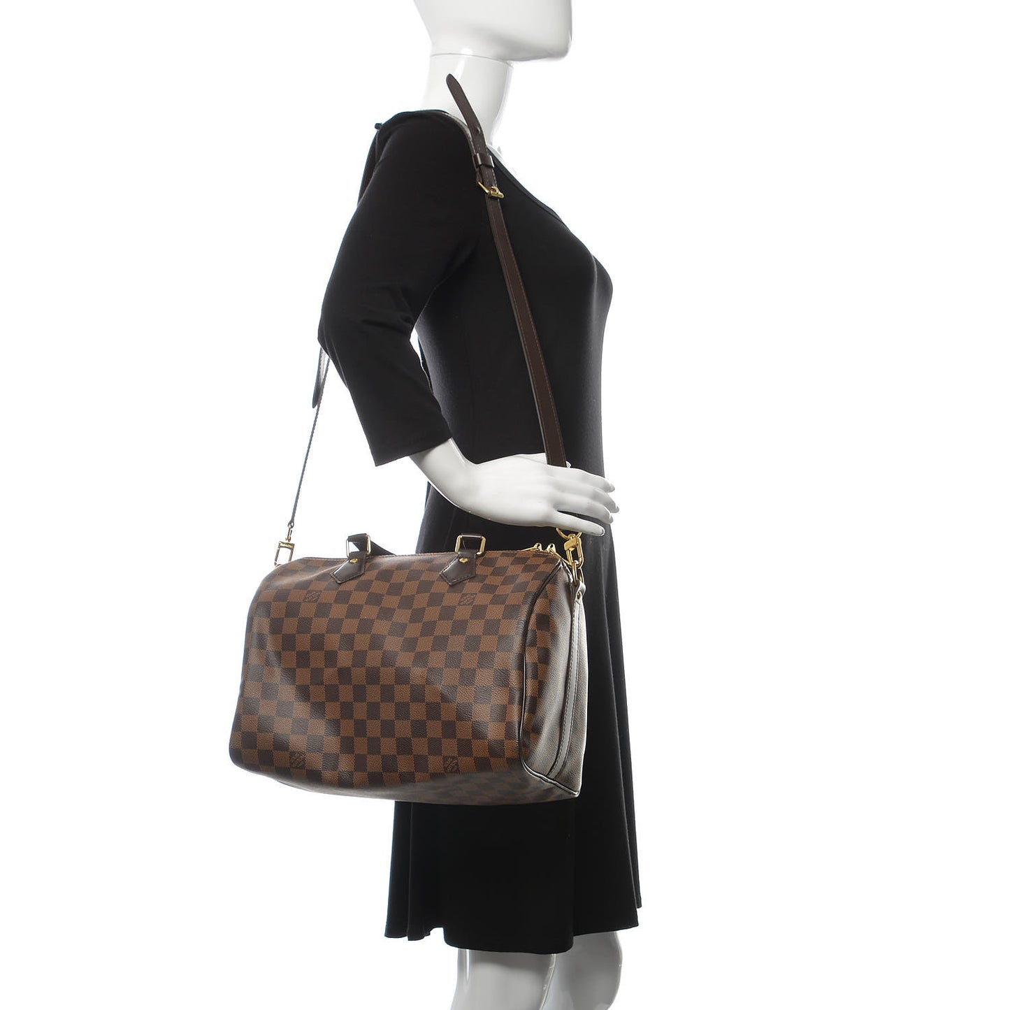 Damier Ebene Speedy Bandouliere 30