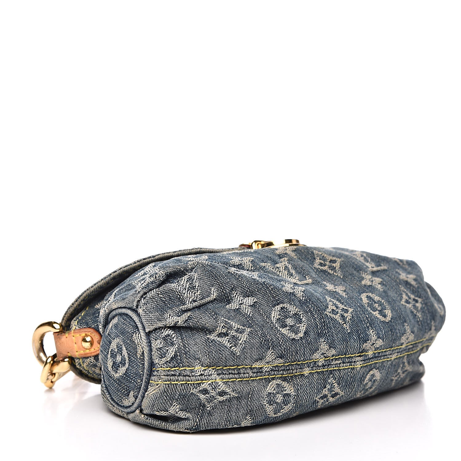 Louis Vuitton Monogram Denim Mini Pleaty Blue 4 of 13