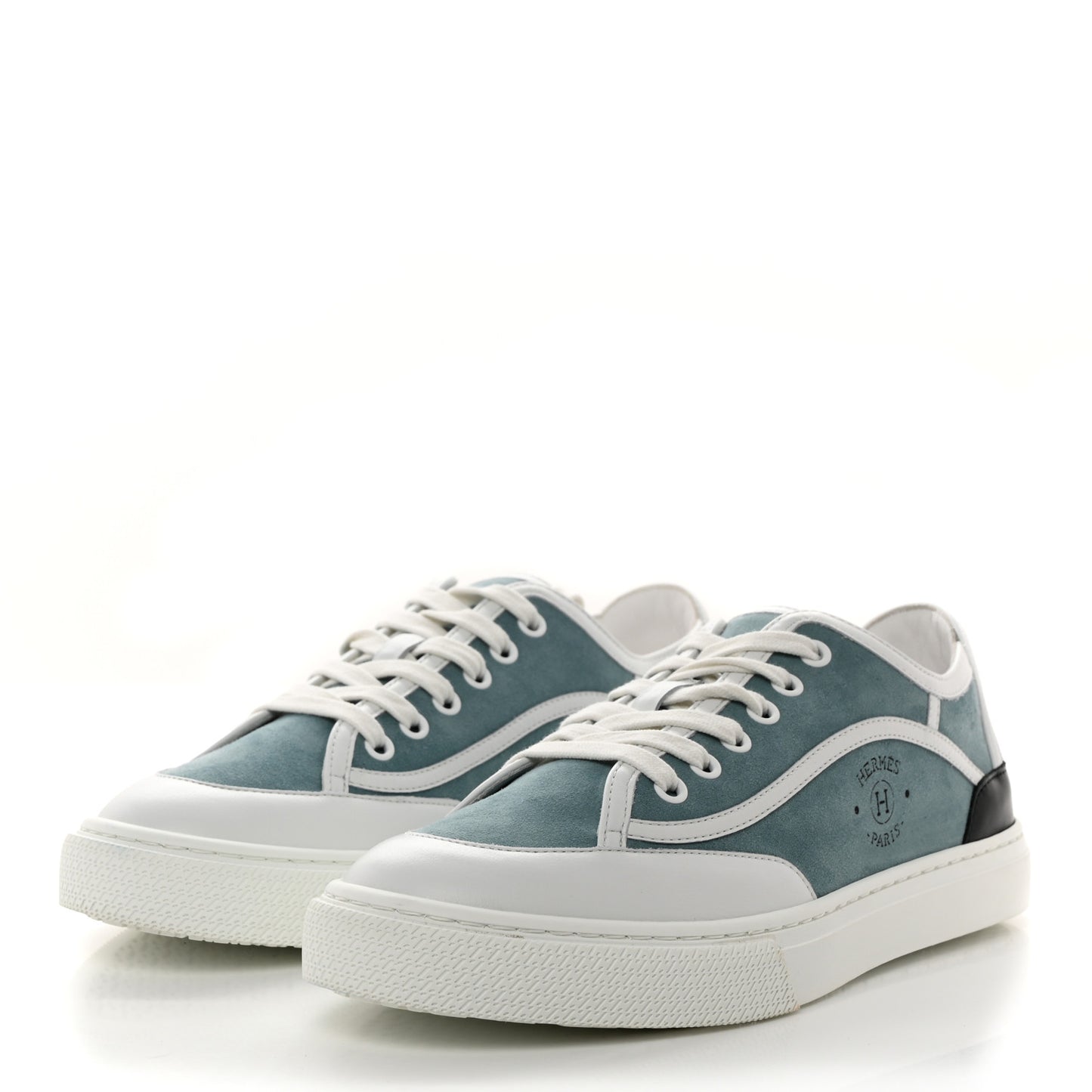 Suede Get Sneakers 39.5 Vert D'eau White