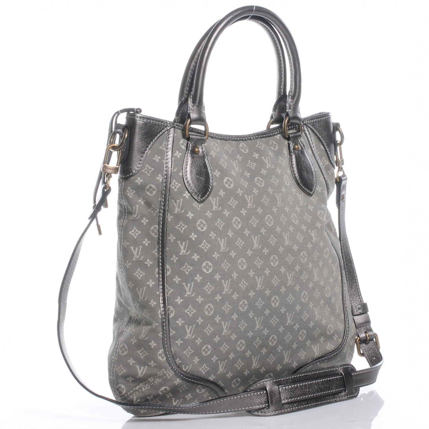 Mini Lin Monogram Besace Angele Platine