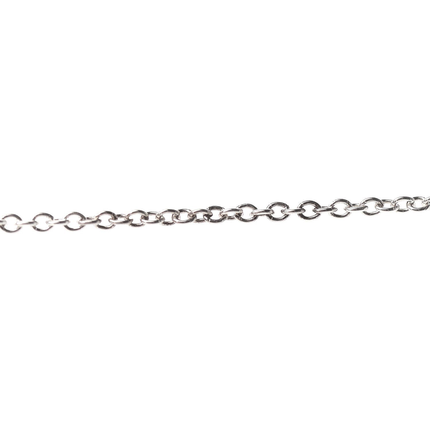 Tiffany Sterling Silver 1837 Interlocking Circles Pendant Necklace 9 of 10