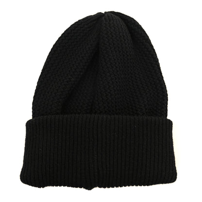 Chanel Cashmere Sequin Logo Beanie Hat Black Gold 2 of 3