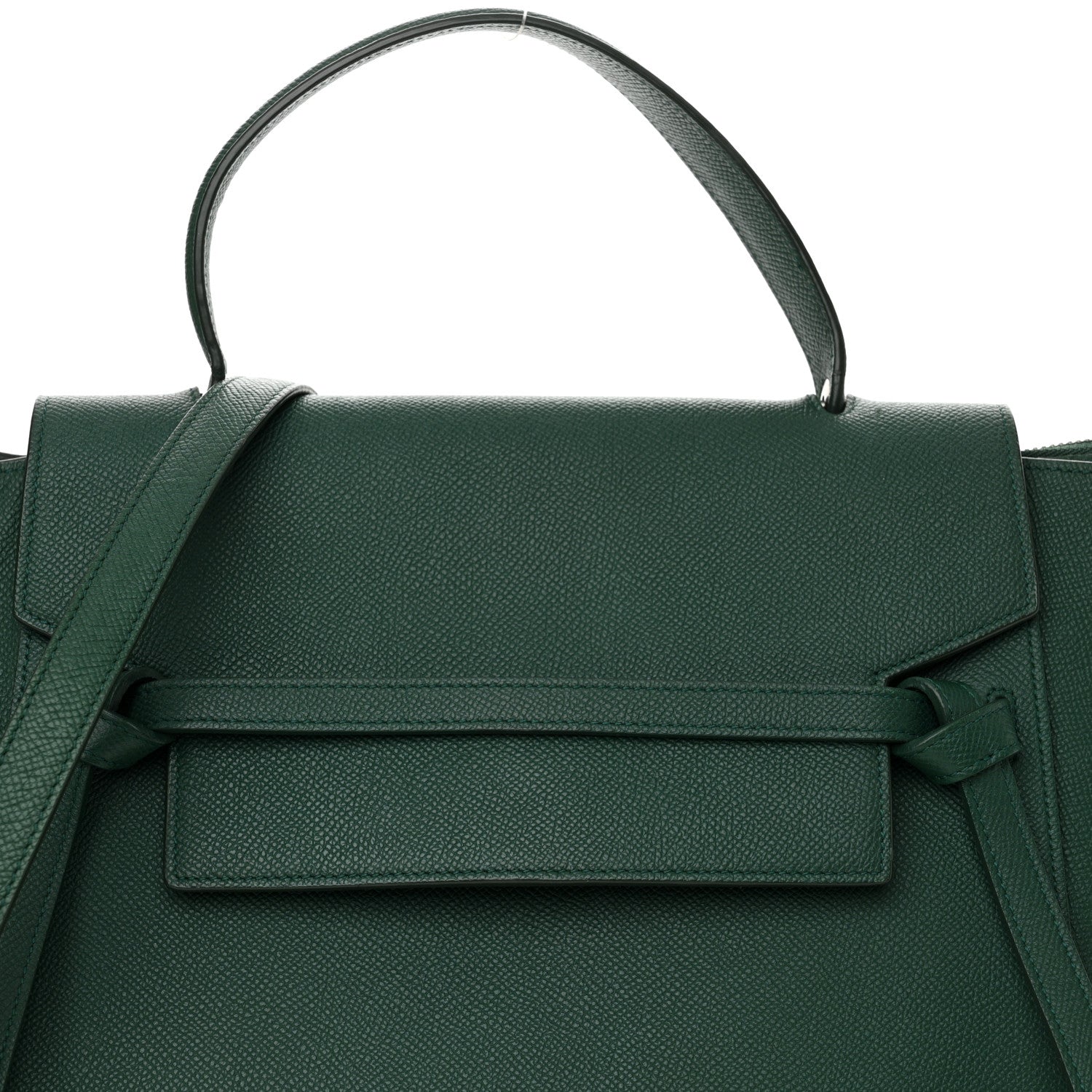 Celine Grained Calfskin Mini Belt Bag Forest 7 of 17