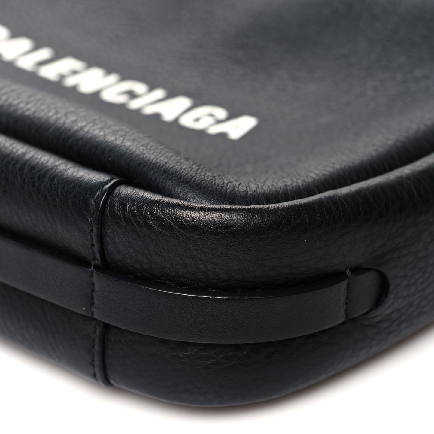 Calfskin Logo S Everyday Camera Bag Black