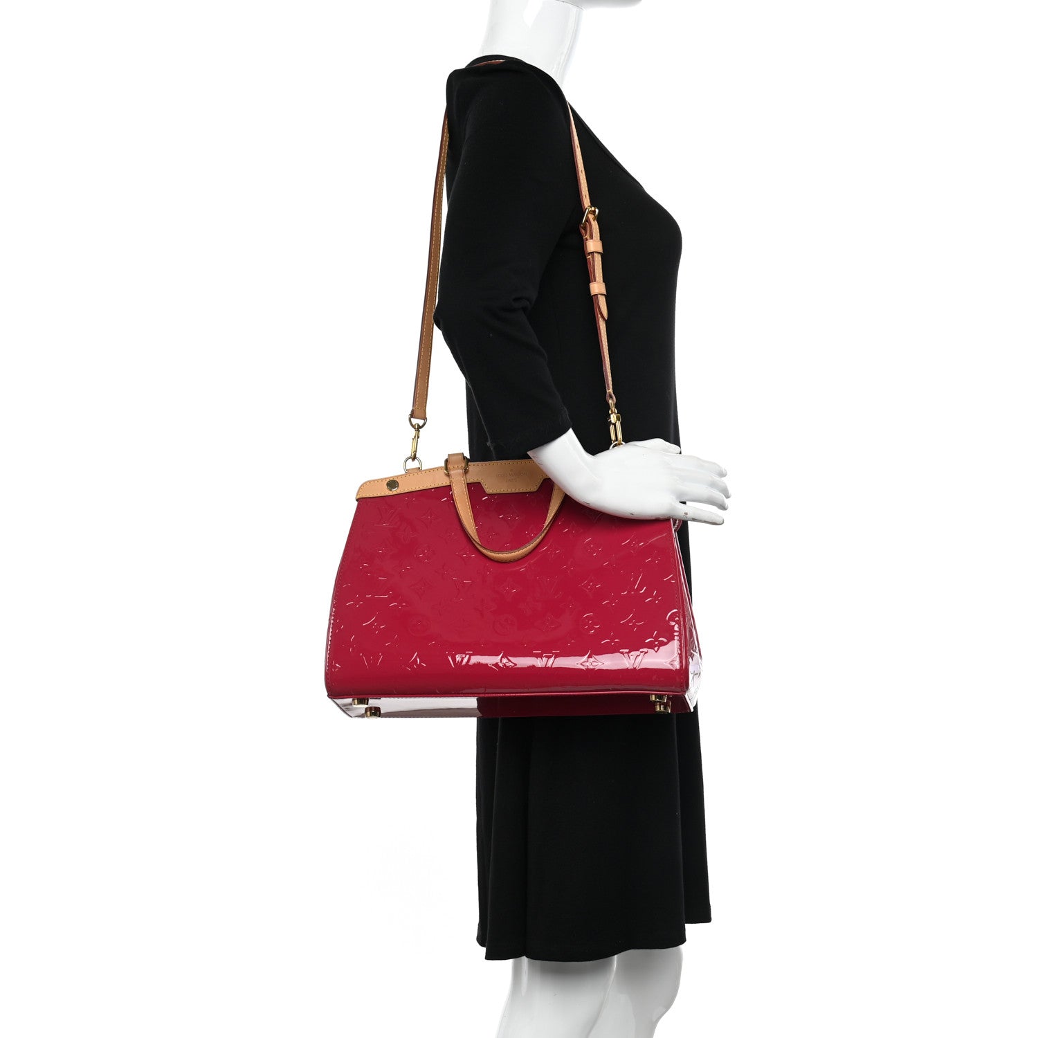 Louis Vuitton Vernis Brea MM Rose Indien 2 of 9