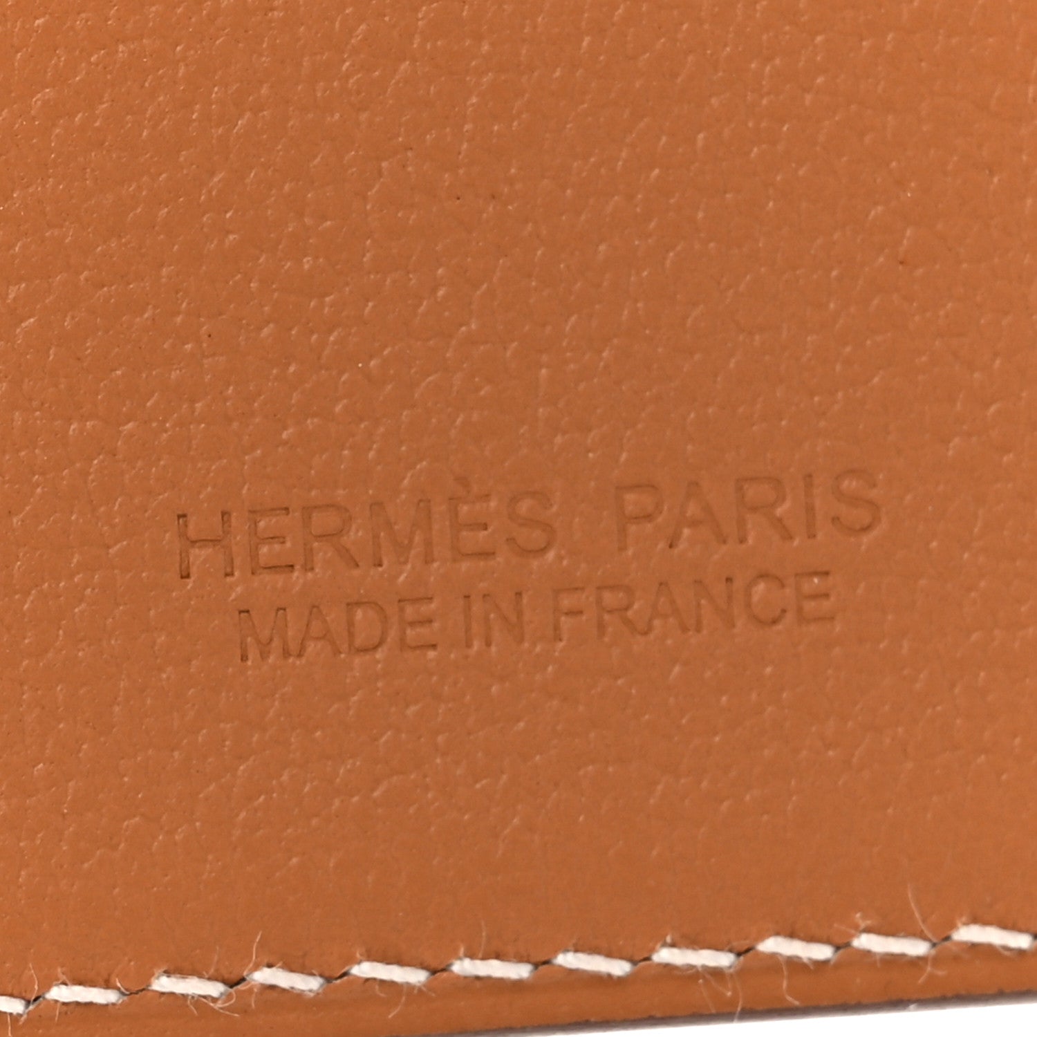 Hermes Swift Stitched Faubourg MagSafe Card Holder Gold Bleu De France Orange 4 of 6