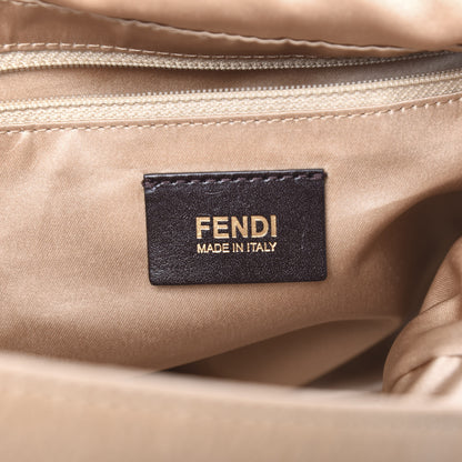 Fendi Vitello Savana Big Mama Baguette Caramello Tartaruga Natural 5 of 10