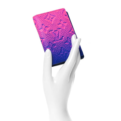 Louis Vuitton Taurillon Illusion Pocket Organizer Bleu Rose 2 of 6