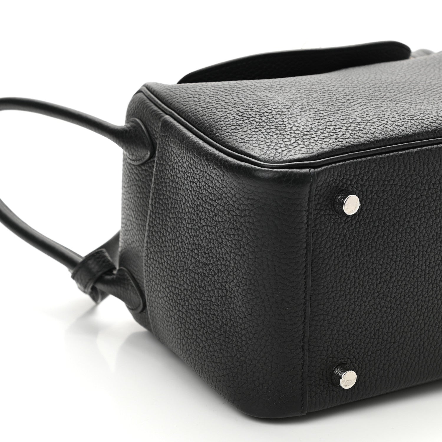 Hermes Taurillon Clemence Lindy 26 Black 8 of 10