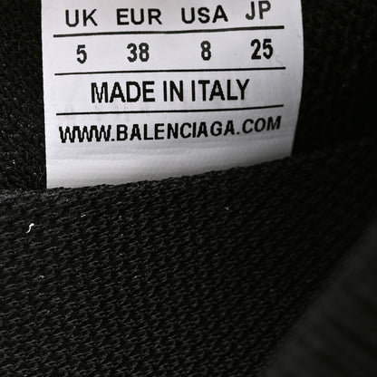 Balenciaga Neoprene Knit Womens Speed Sneakers Mules 38 Black 7 of 9