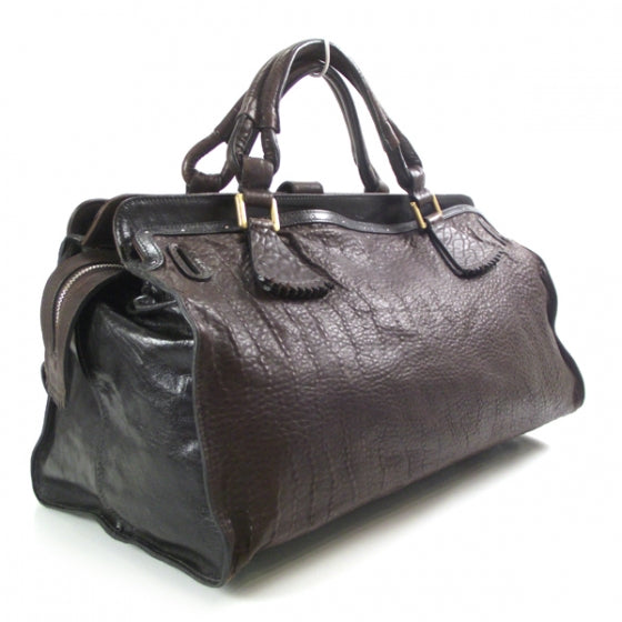 Chloe Leather Elvire Tote Moka 3 of 14