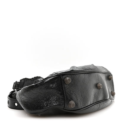 Balenciaga Agneau Arena Monochrome Small Le Cagole Shoulder Bag Black 5 of 11