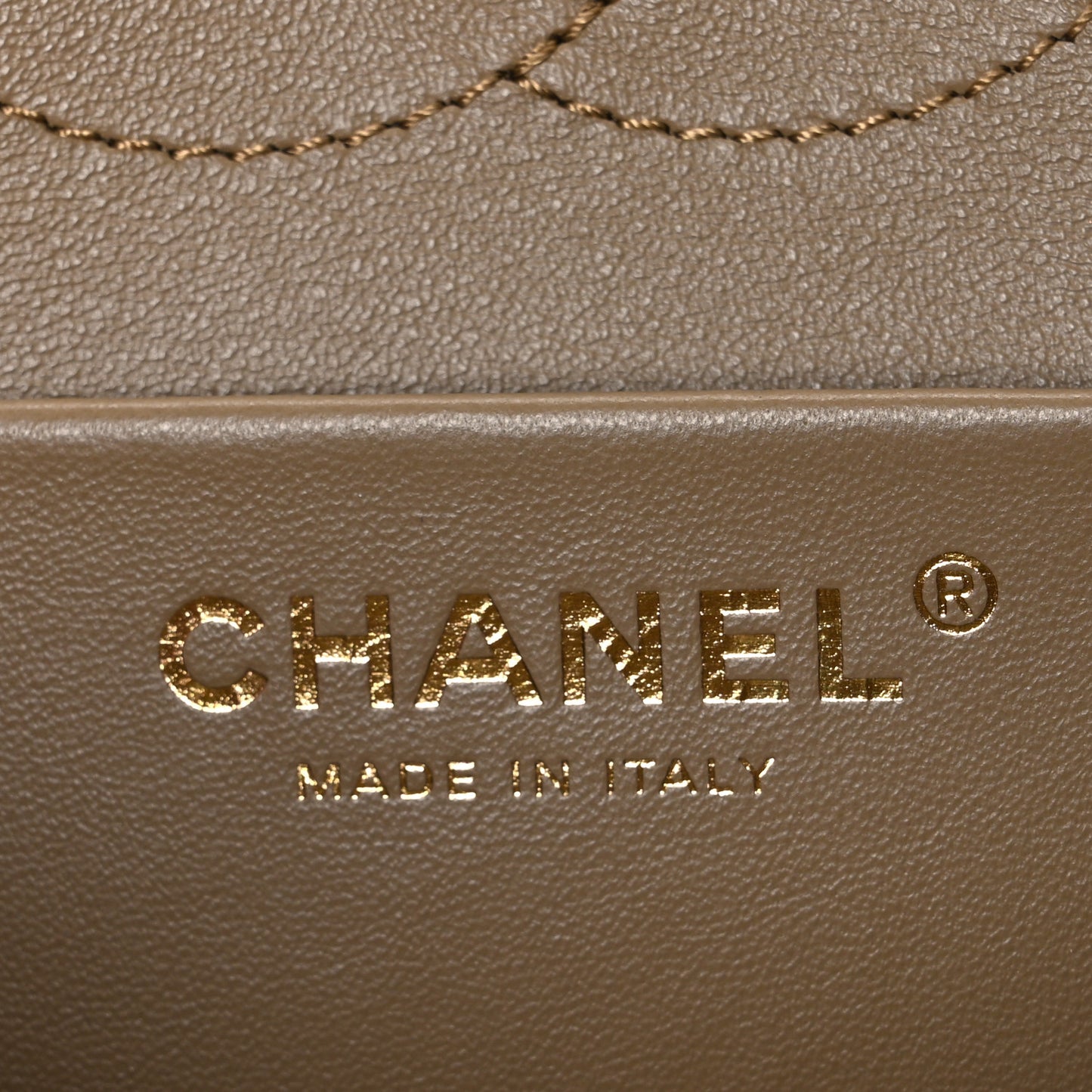 Suede Calfskin Mini Souplissimo Flap Dark Beige