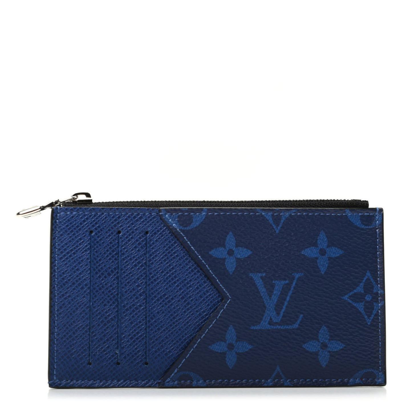 Monogram Taiga Coin Card Holder Cobalt