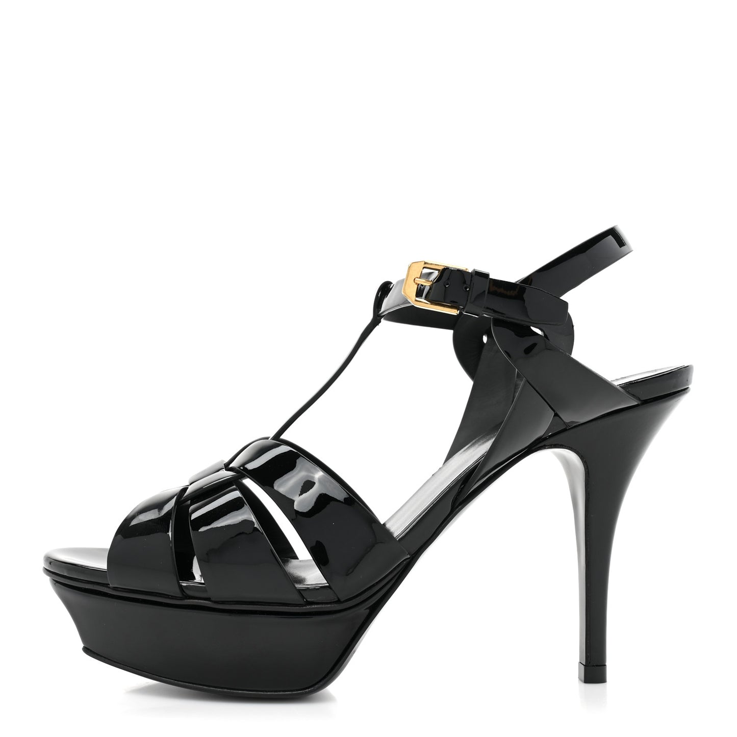 Patent Tribute 75 Platform Sandals 38 Black