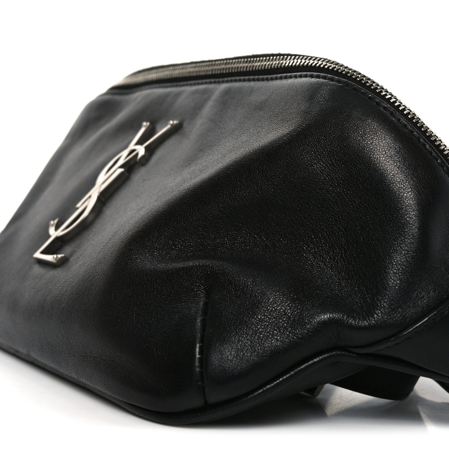 Lambskin Monogram Belt Bag Black