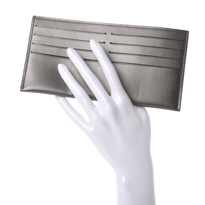 Louis Vuitton Calfskin Felicie Card Holder Insert Champagne Metallise 2 of 6