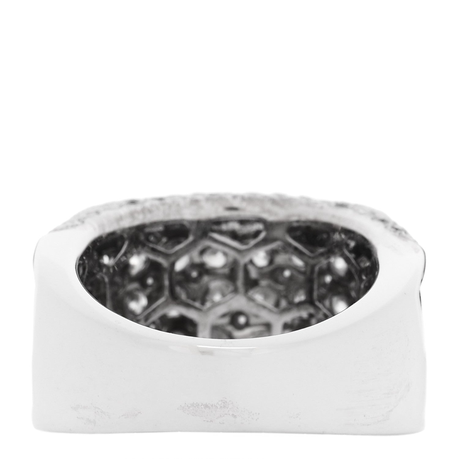 Parker & West by FASHIONPHILE 18K White Gold Diamond 3.15ctw Band Ring 53 6.25 4 of 9