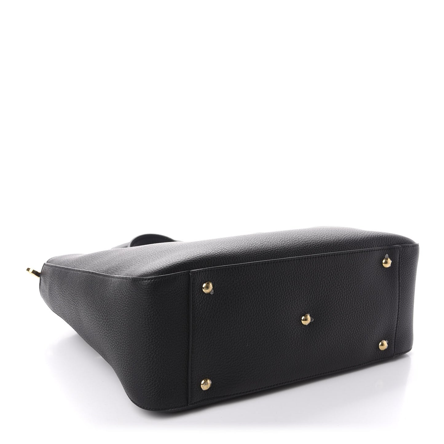 Cuoio Romano Selleria Medium FF Tote Black