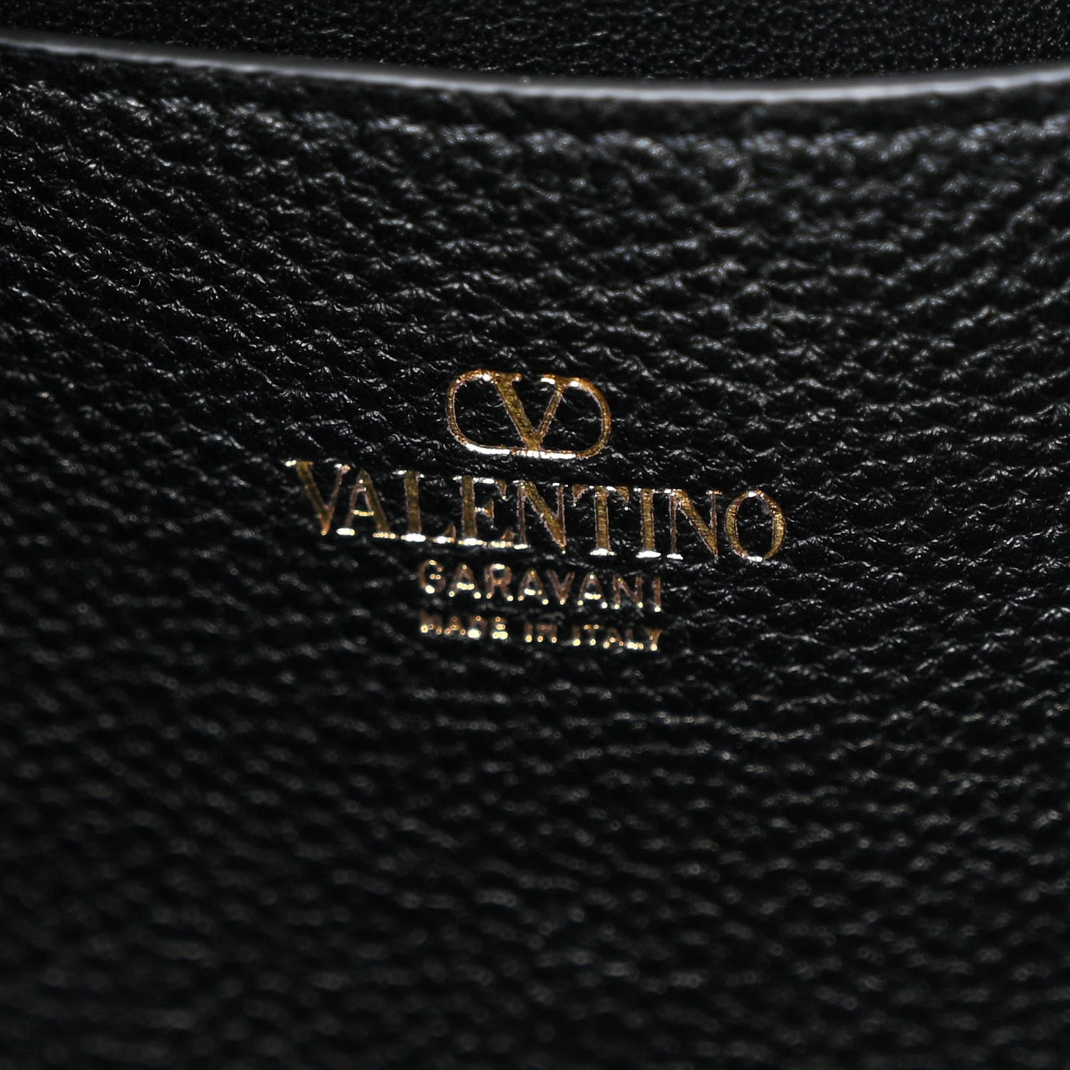 Valentino Garavani Grained Calfskin Rockstud Hobo Bag Black 6 of 9