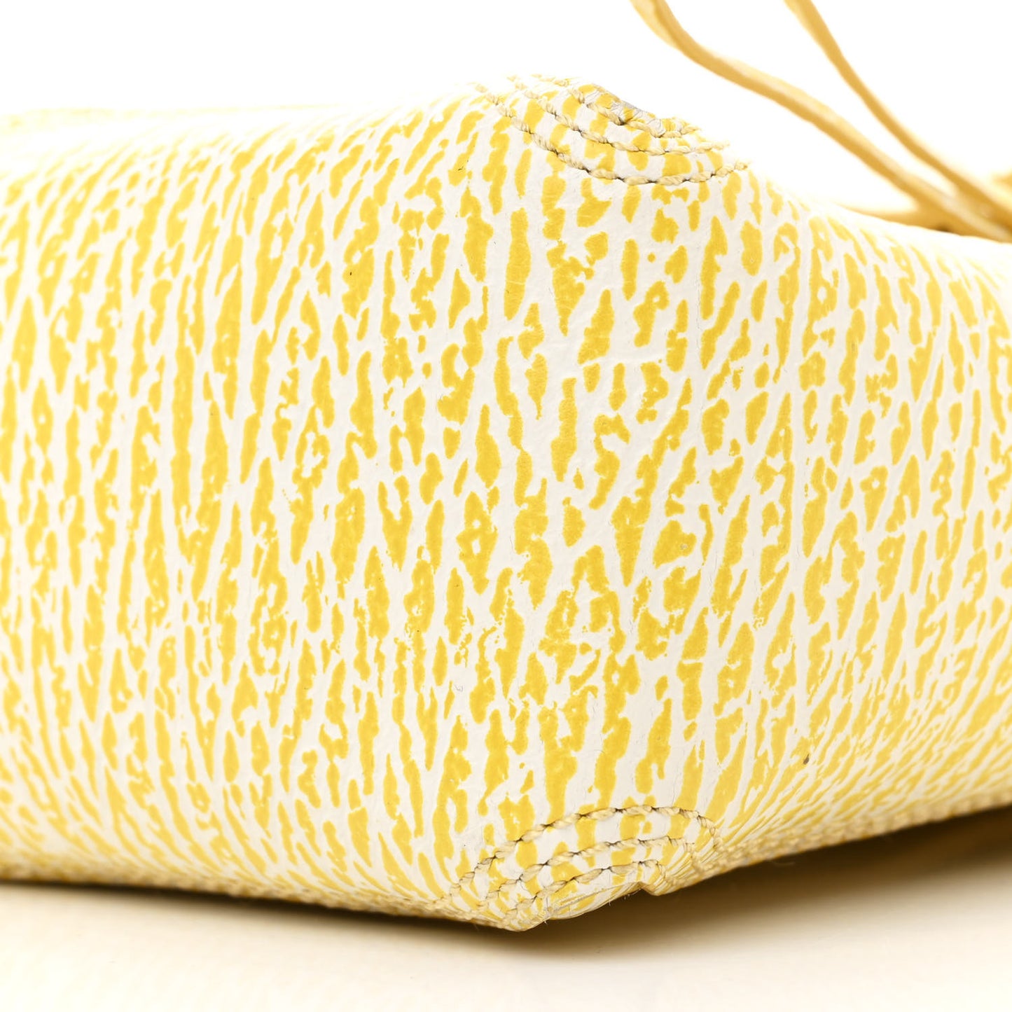 Textured Calfskin Mini Pashli Satchel Ivory Mimosa