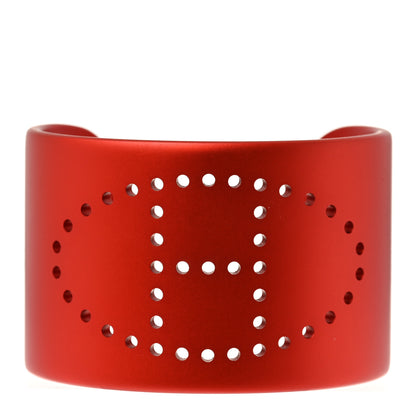 Hermes Aluminium Evelyne Sunset Cuff Bracelet T2 Orange Tropique 1 of 5