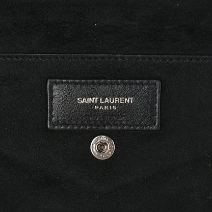 Saint Laurent Ostrich Lizard Snakeskin Patchwork Drawstring Bag Multicolor 7 of 11