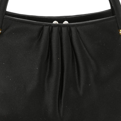 Judith Leiber Swarovski Crystal Satin Evening Bag Black 9 of 10