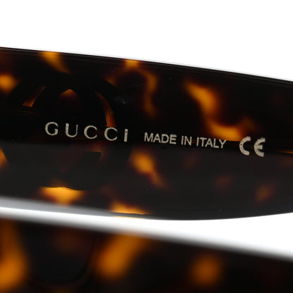 Gucci Oval Sunglasses GG0233S Tortoiseshell Gold 10 of 11