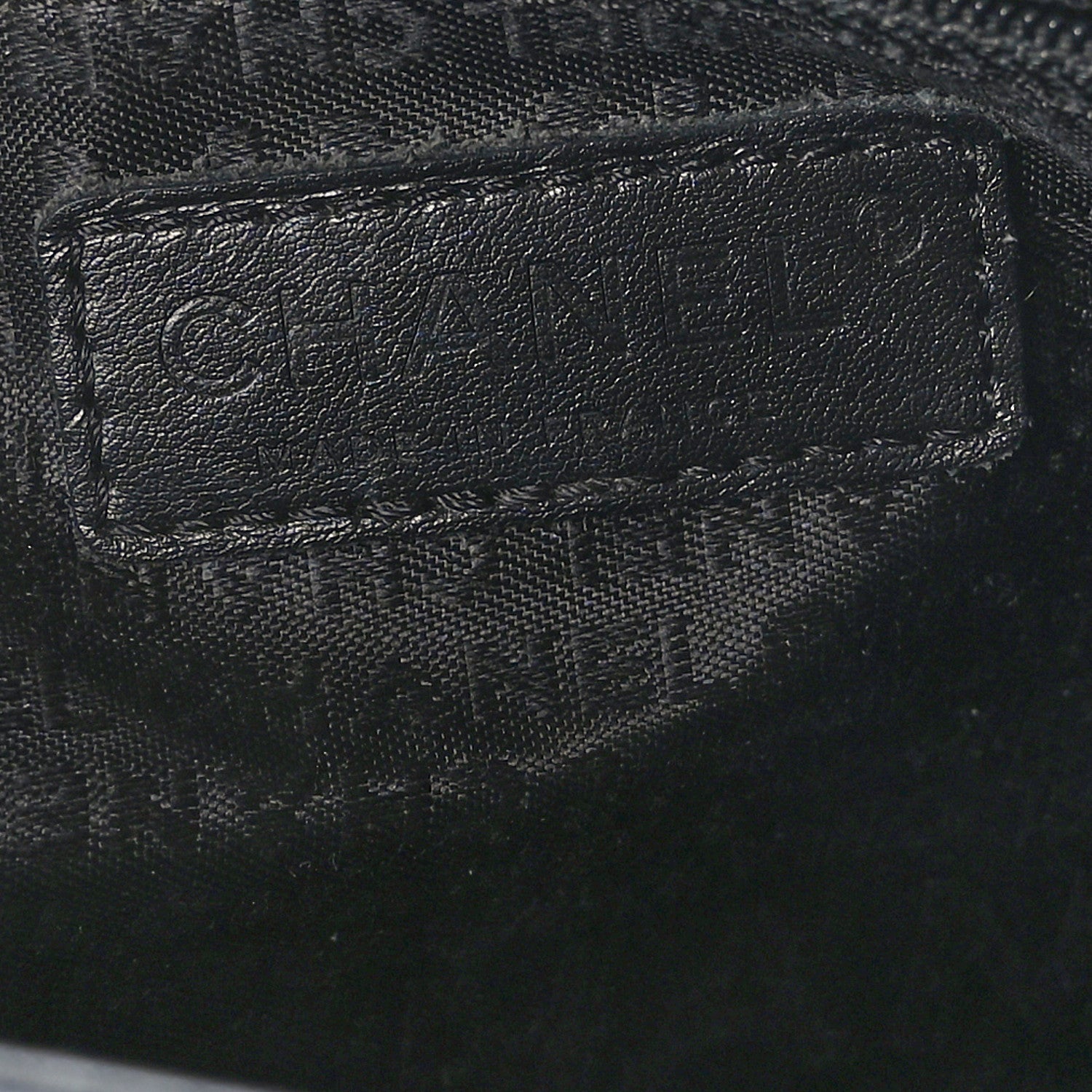 Chanel Caviar Square Stitched Large Tote Black 7 of 10