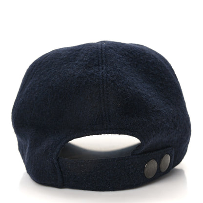 Hermes Cashmere Jump Cap 57 Marine Black 4 of 9