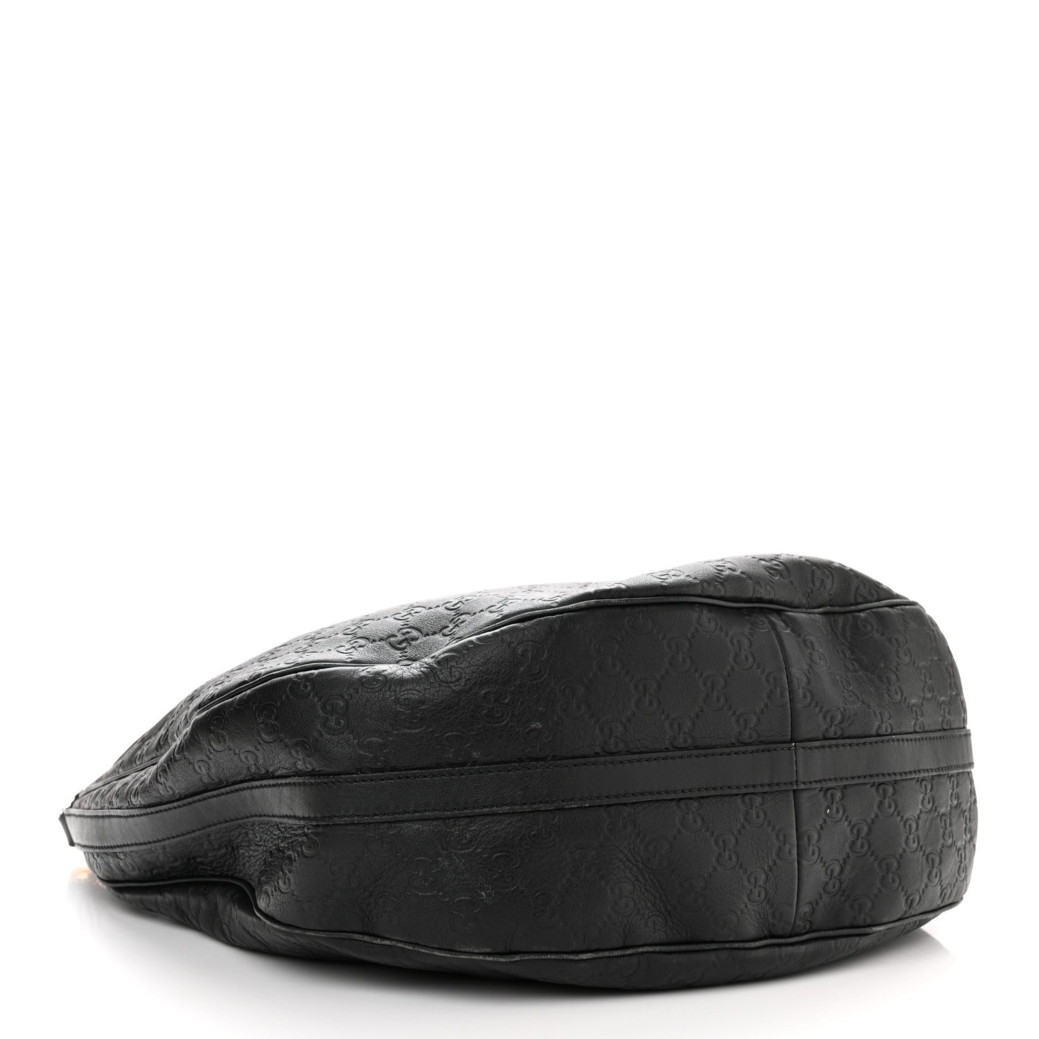 Gucci Guccissima Large GG Twins Hobo Black 4 of 11
